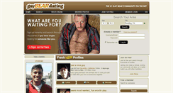 Desktop Screenshot of gaybeardating.com